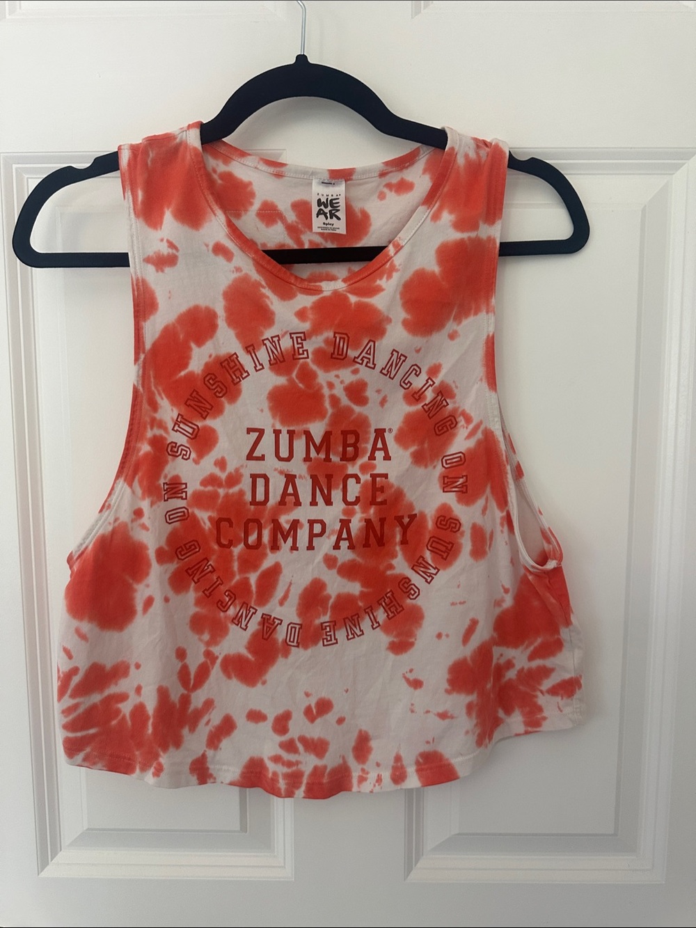 Zumba Fitness Tie-Dye Crop Tank